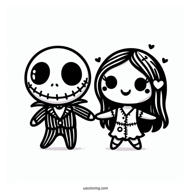 Kawaii Jack And Sally