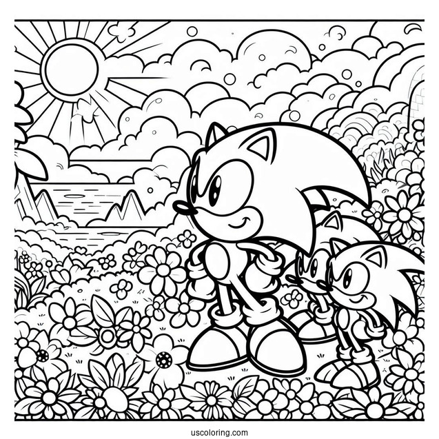 Simple Sonic Exe Coloring Page Bloodied With Torn Gloves