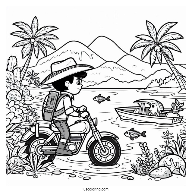 Coloring Page Of Diego