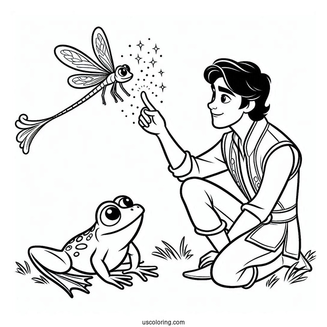Frog Prince Naveen Talking To Ray Firefly