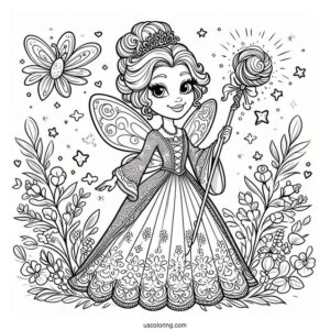 Fairy Godmother From Shrek To Color