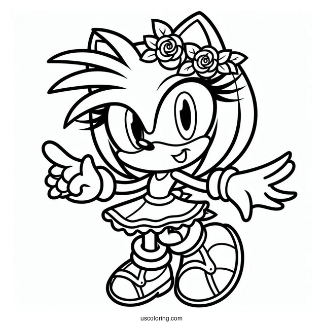 Amy Rose Outline For Preschoolers