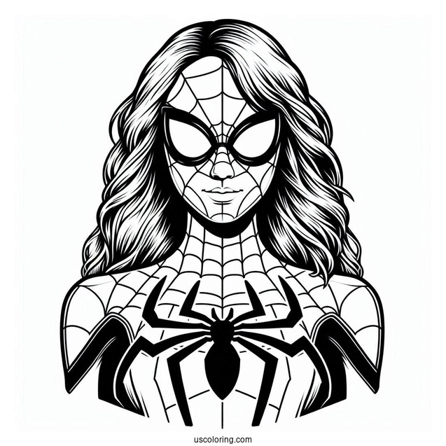 MJ _Michelle_ Coloring Page