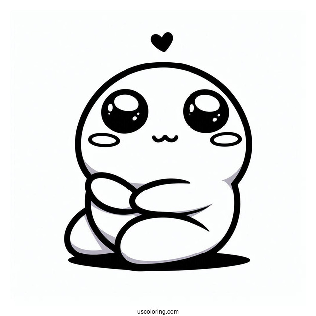 Toad Hugging Shy Guy Coloring Page