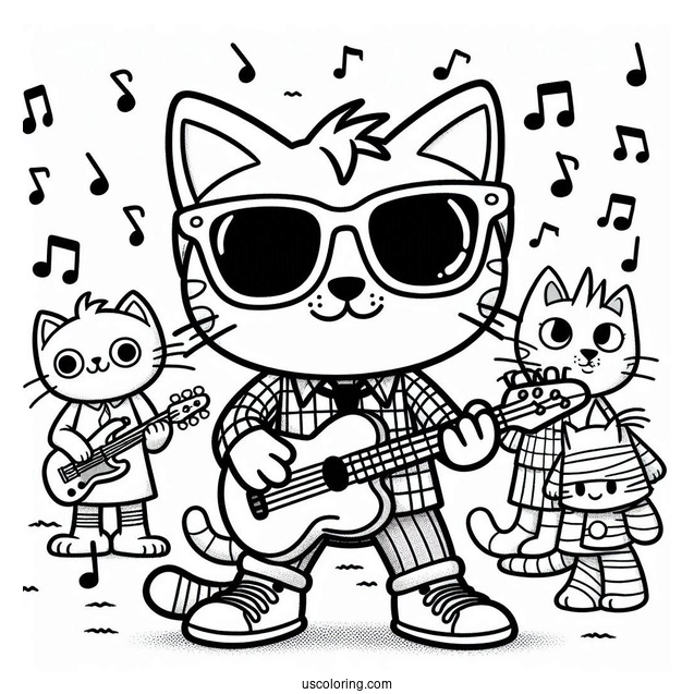 Pete The Cat In a Band