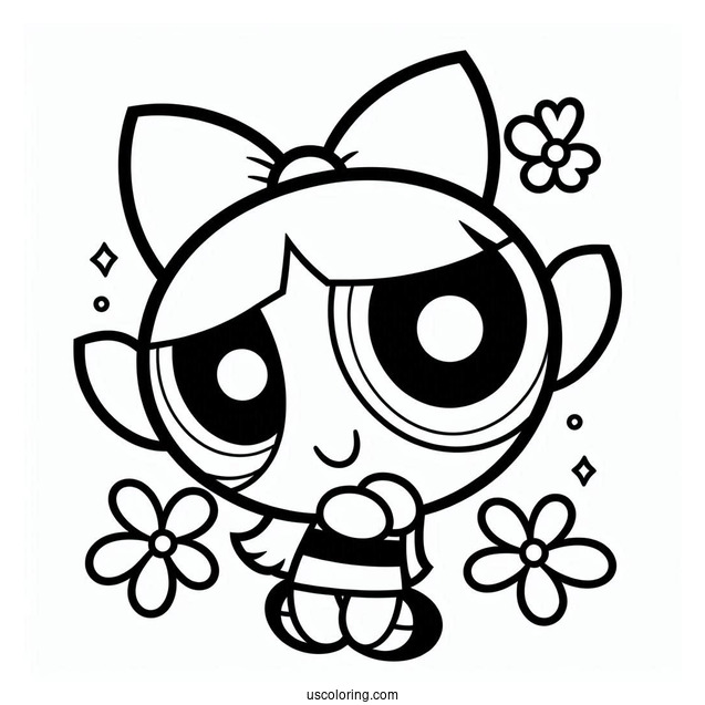 Buttercup Coloring Page For Kids