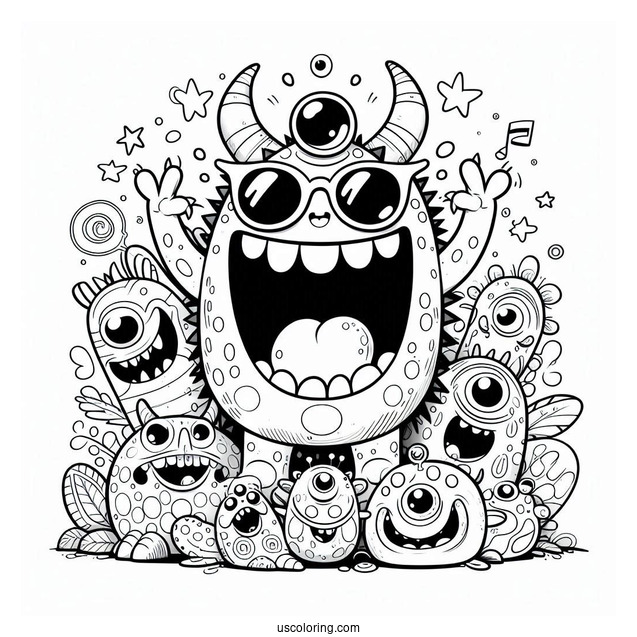 My Singing Monsters Coloring PageOf Quarrister