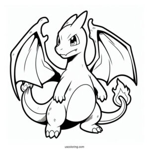 Charizard Coloring Sheet