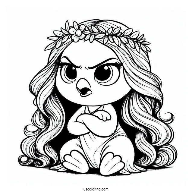 Angry Nigel Rio Coloring Page For Kids