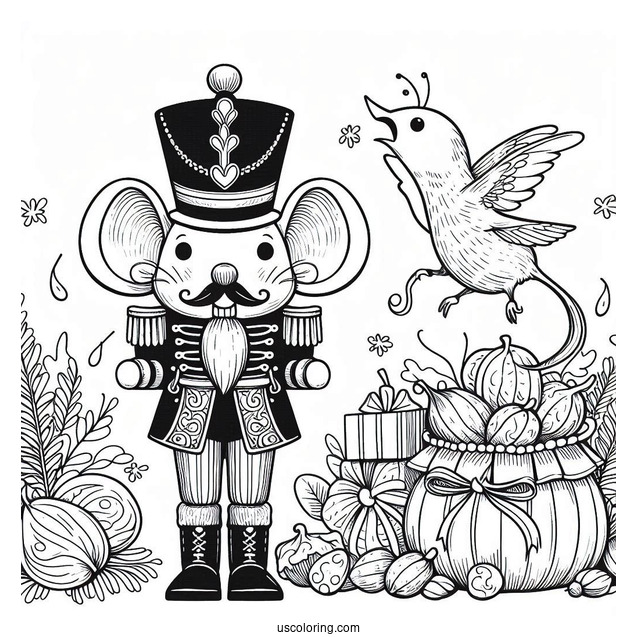 Coloring Sheet Of The Nutcracker Mouserinks