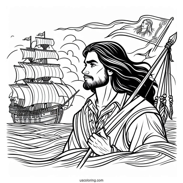 Simple Outline Of John Smith On Port