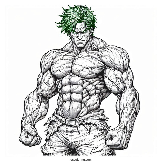 Angry Hulk Detailed For Adults