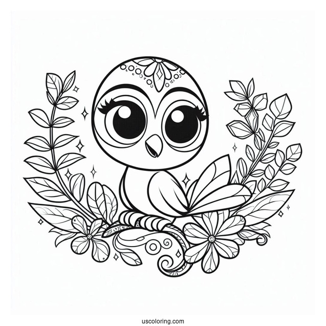 Rio Coloring Page Of Simple Blu And Jewel Coloring Page