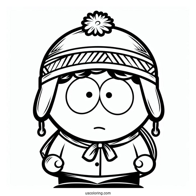 Simple Jimmy Valmer South Park Coloring Page