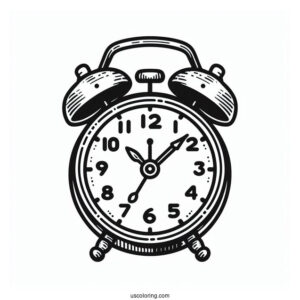 Easy Outline Of a Digital Alarm Clock