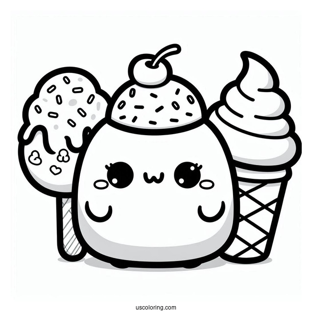 Maya The Ice Cream Squishmallow