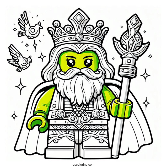 Lego Hulk Coloring For Kids