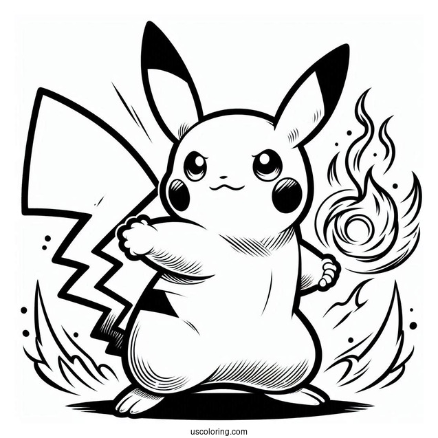 Pikachu Ready To Fight