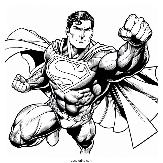 DC Justice League Coloring Page
