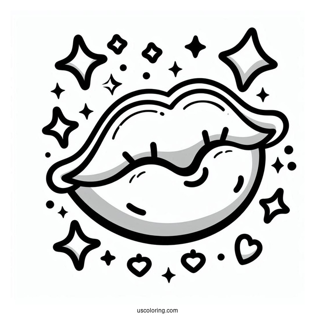 Cartoon Lippy Lips Shopkins