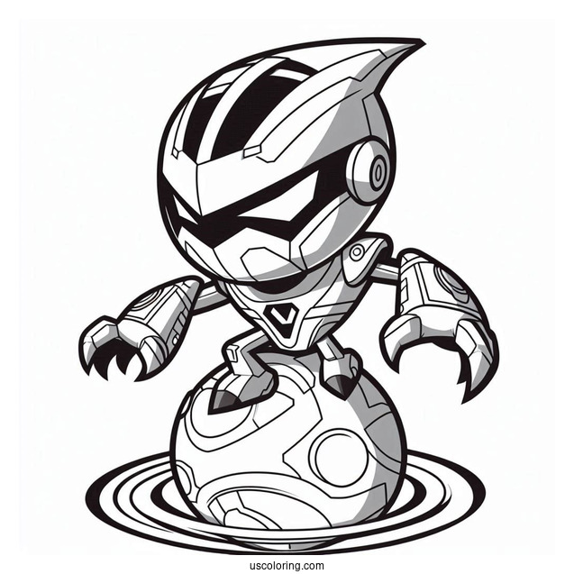 Ben 10 Coloring Page Of Gravattack With Ballweevil