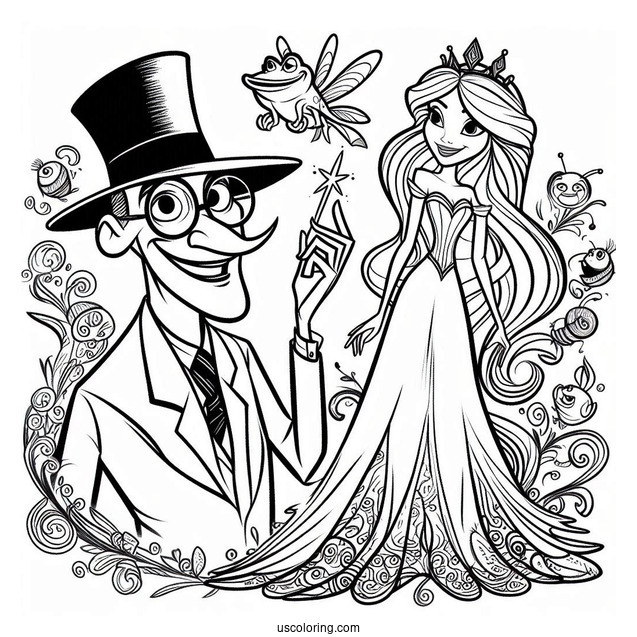 Dr. Facilier Coloring Sheet