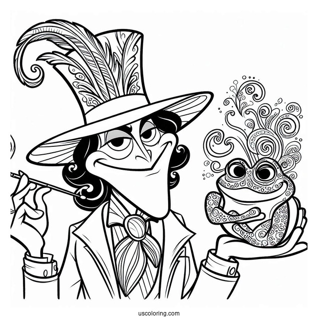 Dr. Facilier Coloring Sheet