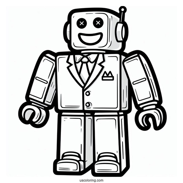 Mr Robot Roblox To Color