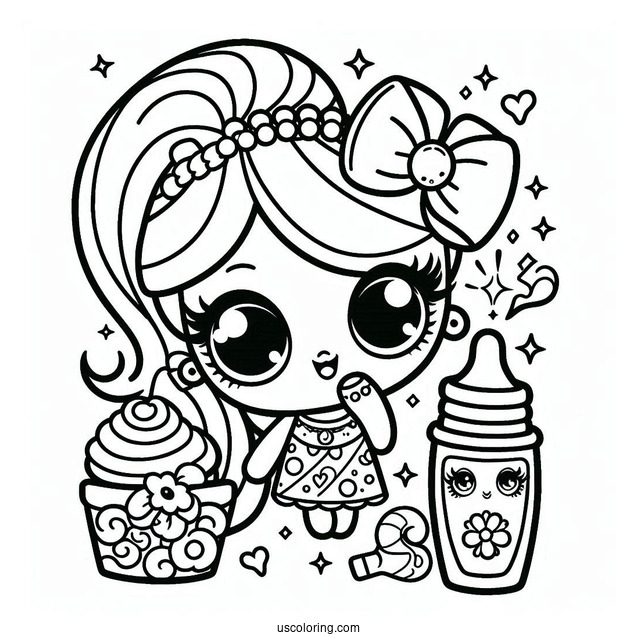 Easy Polly Polish Shopkins To Color