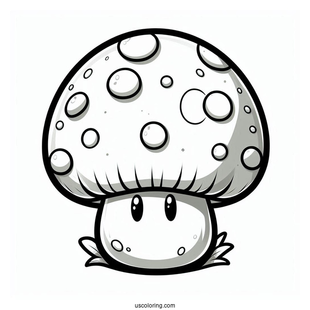 Puff Shroom To Color