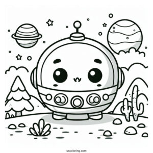 Octonauts Coloring Page Of In Octopod
