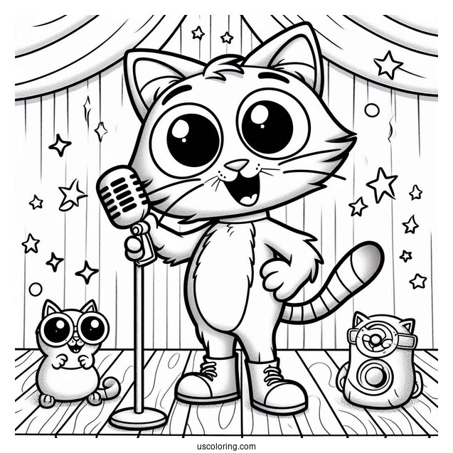 Pete The Cat At a School Talent Show