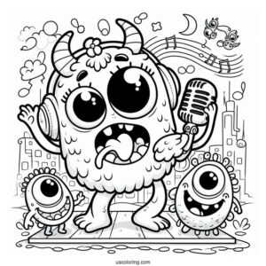 My Singing Monsters Coloring Page Poster