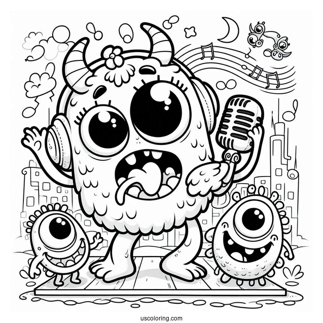 My Singing Monsters Coloring Page Poster