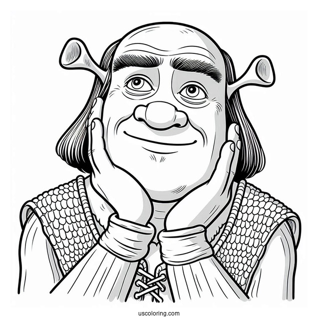 Lord Farquaad Coloring Page