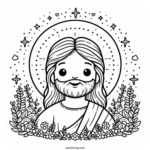 I Love Jesus Coloring For Preschoolers