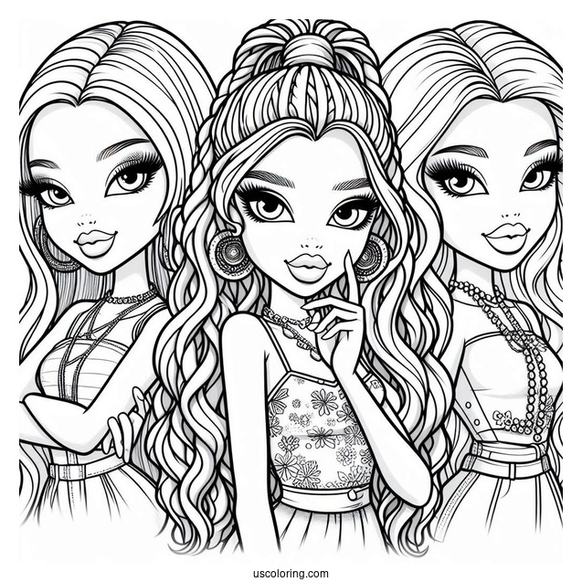 Jade, Sasha, Cloe, and Yasmin