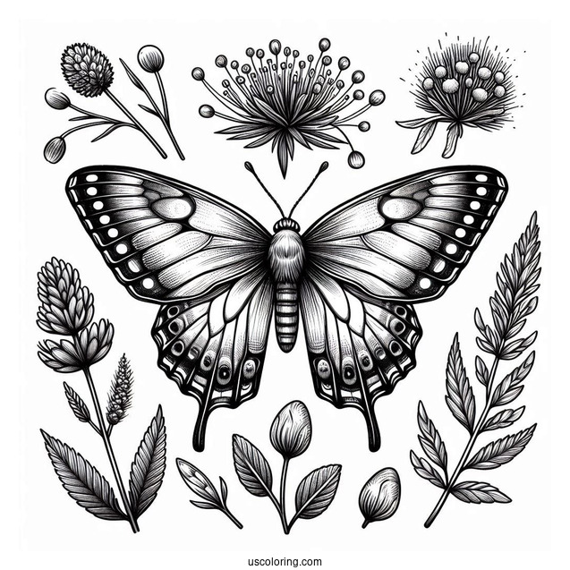 Realistic Butterfly In Nature