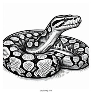 Burmese Python To Color