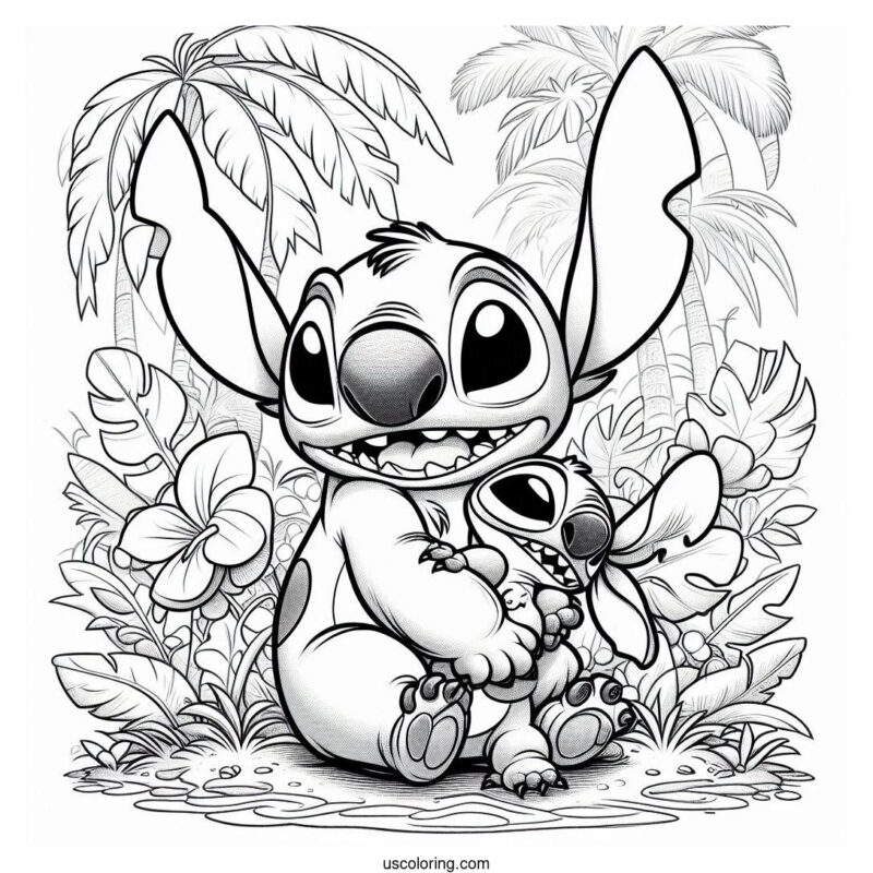 Lilo & Stitch Coloring Pages (Free PDF Printables)