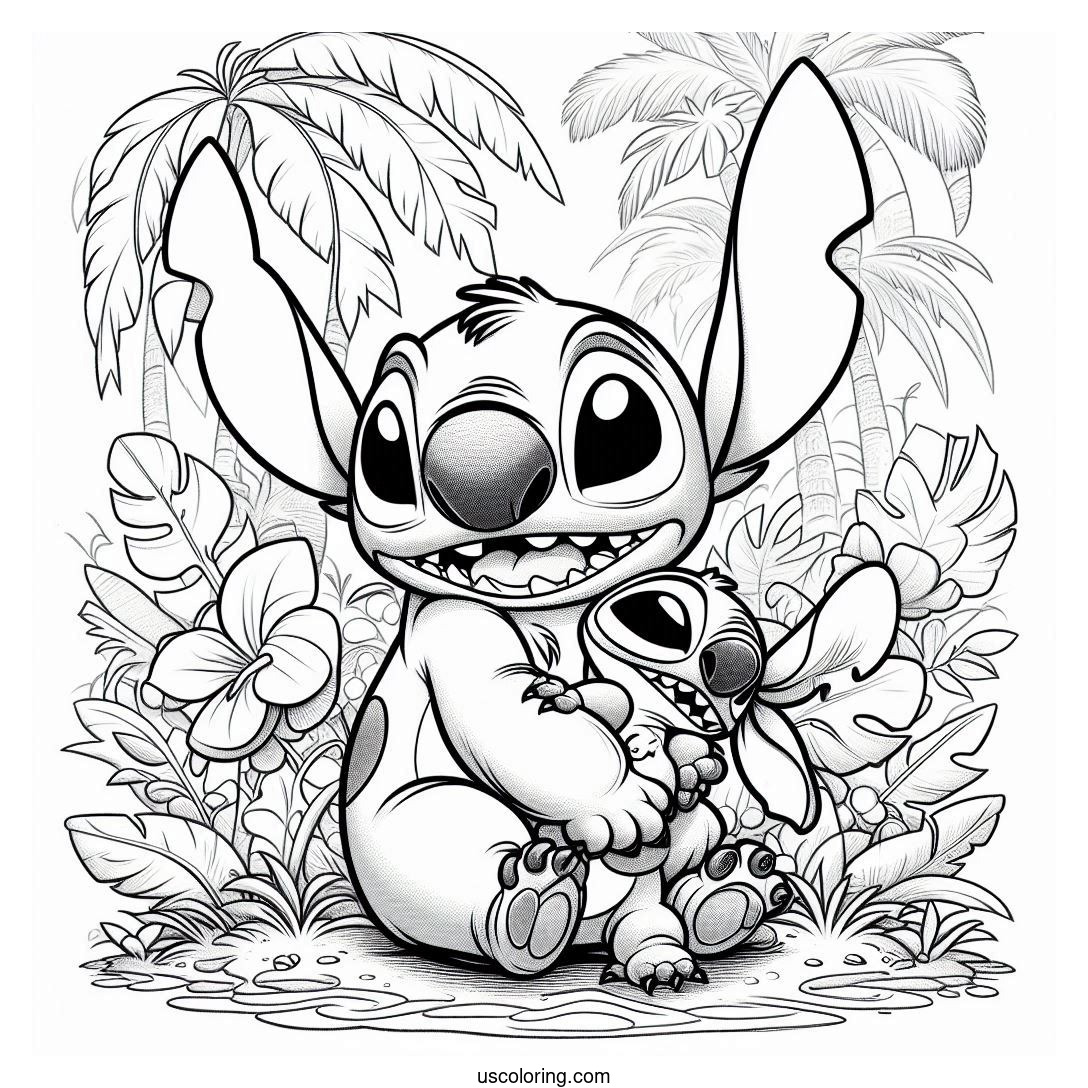 Lilo & Stitch Coloring Pages (Free PDF Printables)
