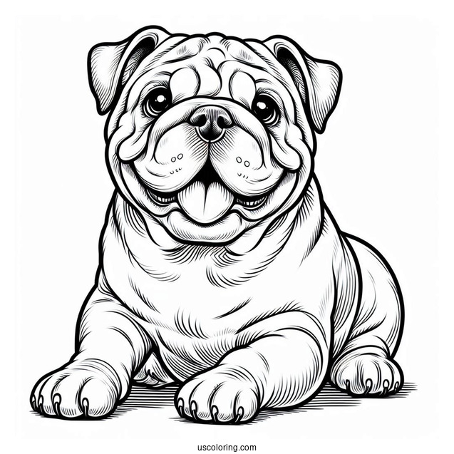 Friendly Adult Bulldog