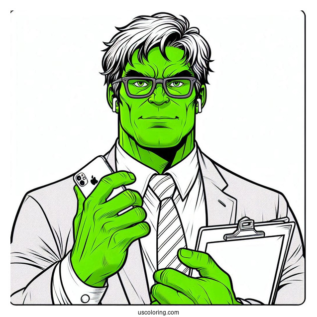 Marvel She Hulk Lawyer To Color