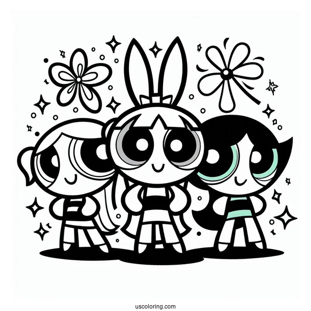 Gangreen Gang From Powerpuff Girls To Color