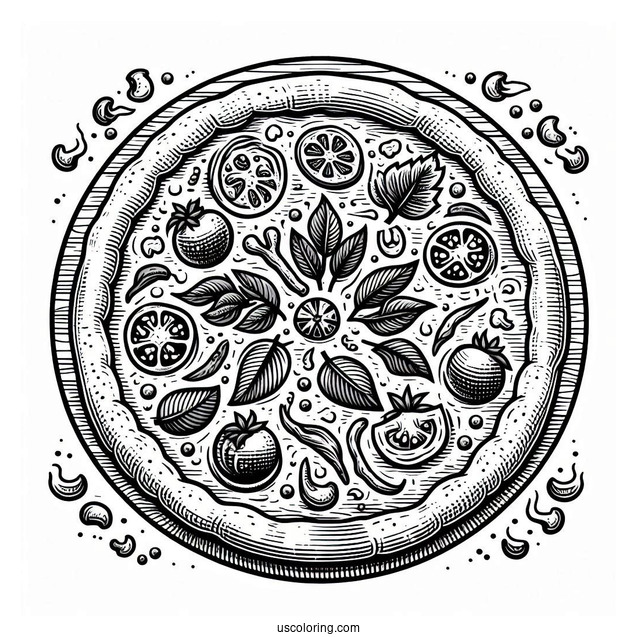 Simple Outline Of Wood Fired Pizza