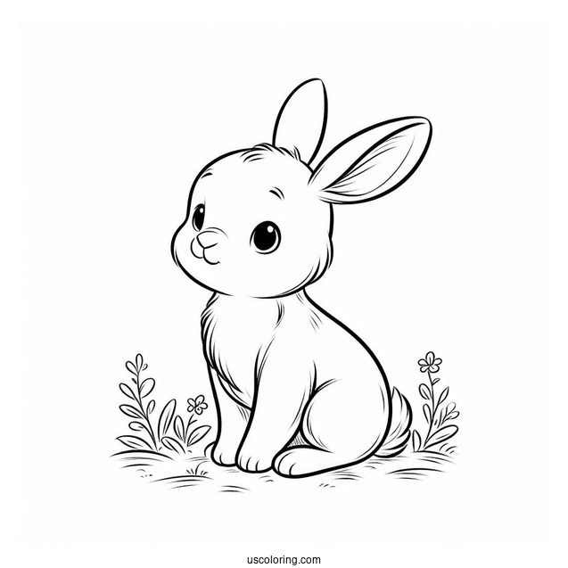 Rabbit From Winnie the Pooh To Color