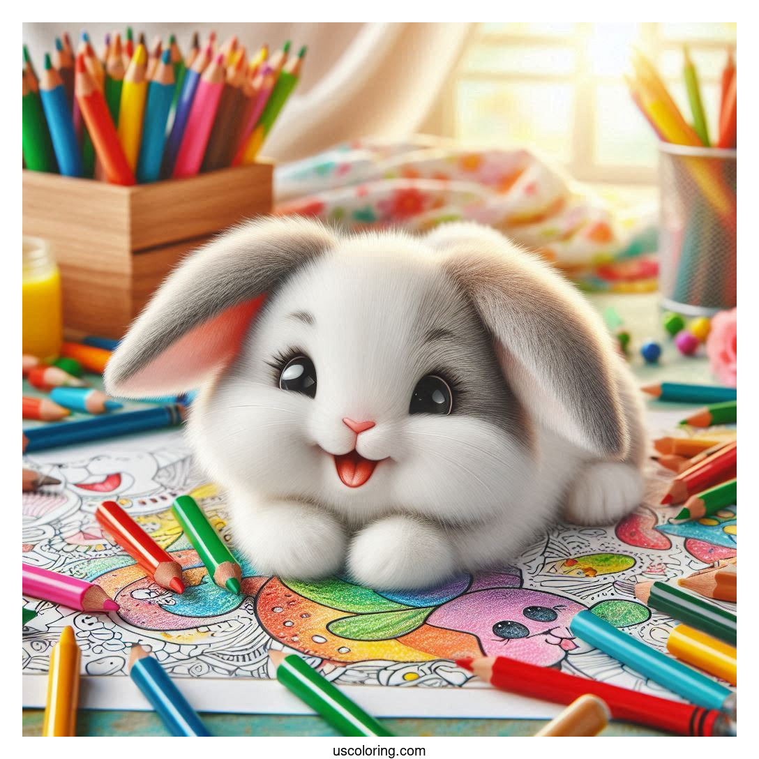 Rabbit Coloring Pages Featured Image v2