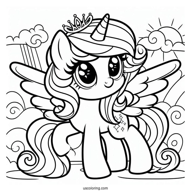 Baby Princess Dash With Wings