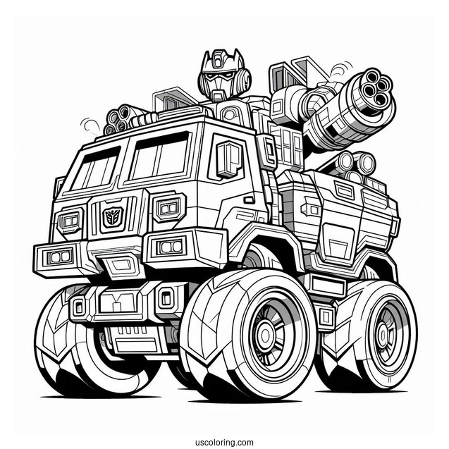 Transformers Rescue Bots Coloring Page Heatwave For Kids