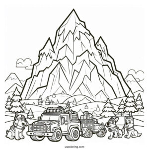 Coloring Page Of Everest
